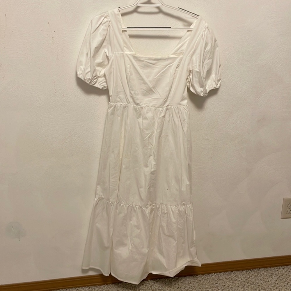 ASTR white dress size S 100% cotton